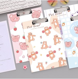 A4-MJ6089-2 PRANCHETA DE PAPELAO  PARA ESCRITORIO.22 X 32cm-CX200PçS/SUB:100PçS-MUL/50PçS