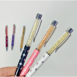 CANETA ESFEROGRAFICA RETRATIL CORPO METAL:MJ21924-23 C/25