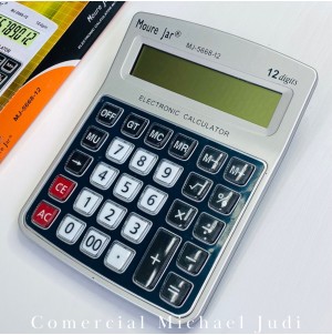 MJ5668-12 CALCULADORA DE MESA  -PILHA-AA-12 DIG-----CX:90PÇ/MIN:45PÇS