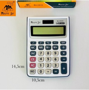 MJ-C615 CALCULADORA MEDIA -BATERIA-8DIG------CX:150PÇS/MIN:75PÇS