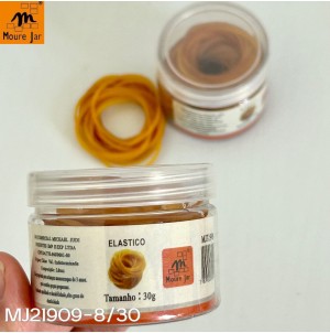 MJ-21909-8/30G- ELASTICO DE LATEX, FINO. CX240PÇS SUB 120 MUL/12