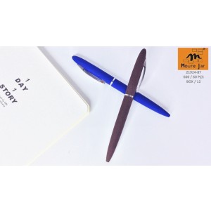 MJ21924-87 CANETA ESF  RETRATIL COM CORPO DE METAL------CX:600PÇS/MIN:60PÇS-BOX:12PÇS