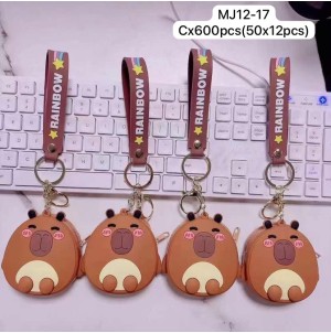 REF: MJ12-17 CHAVEIRO EMBORRACHADO CAPIVARA -------------CX:600PÇS/MIN:60PÇS/MUL:12PÇS