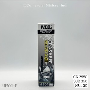 REFIL PARA CANETA APAGAVEL REF:M500-P. BX C/20 PRETA