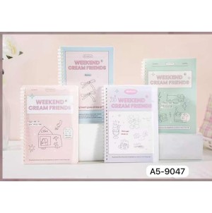 CADERNO. REF: A5-MJ9047 ------- CX168/MIN:42/MUL:42PÇS