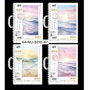 A4-MJ-S210-47 CADERNO PARA DESENHO.-----------CX:96PÇS/MIN:48PÇS-MUL:24PÇS