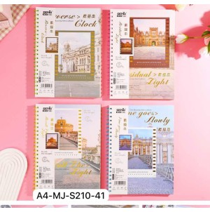 REF:A4-MJ-S210-32 CADERNO PARA DESENHO. CX:80PÇS/MIN:40PÇS-MUL:20ÇS