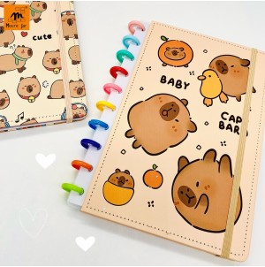 CADERNO. REF: B5-MJ-6165-1D CAPIVARA ----- CX:80PÇS/MIN:20PÇS-MUL:4PÇS