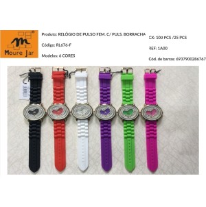 RELOGIO DE PULSO CX DE METAL PUL DE BOR REF.L676